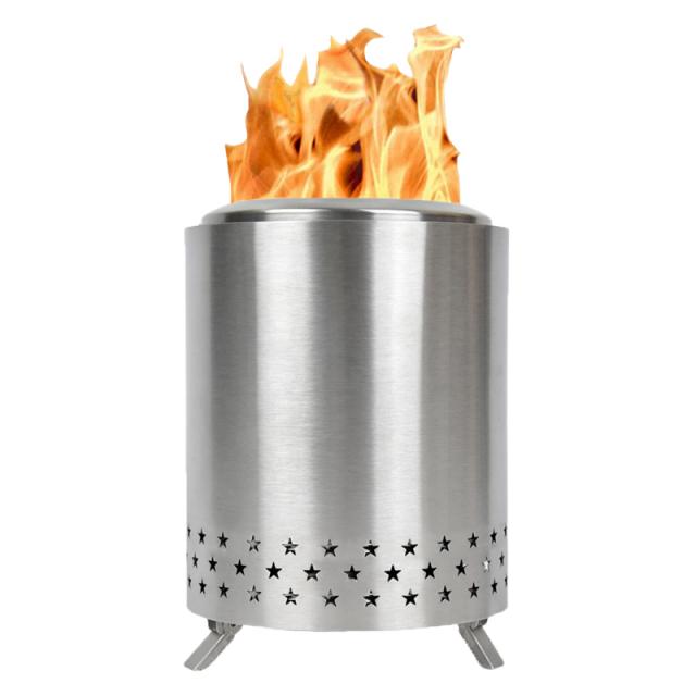 outdoor wood burning fire pit